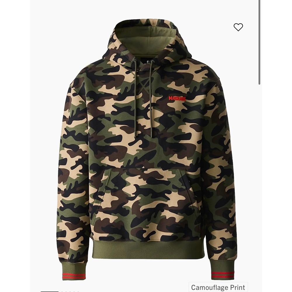 Mackage Krystian Camouflage Cotton-Blend Hoodie – Size Small – NWT